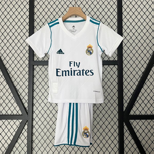 Camiseta Real Madrid 1st Retro Niño 2017 2018